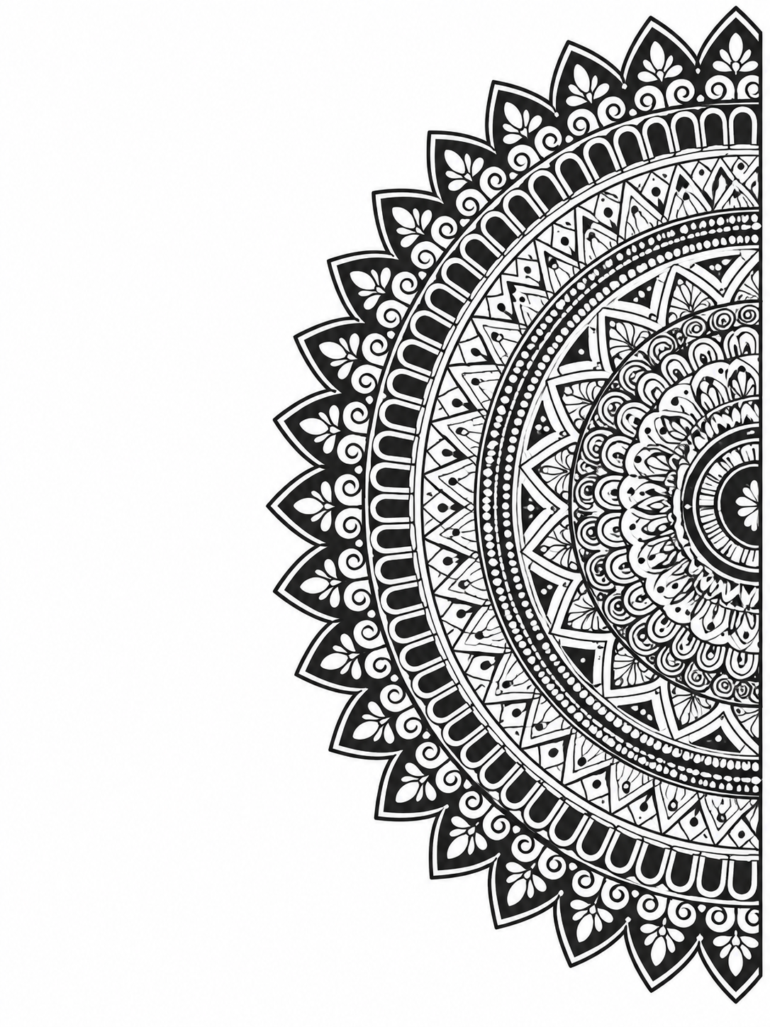 Bold Petal Half