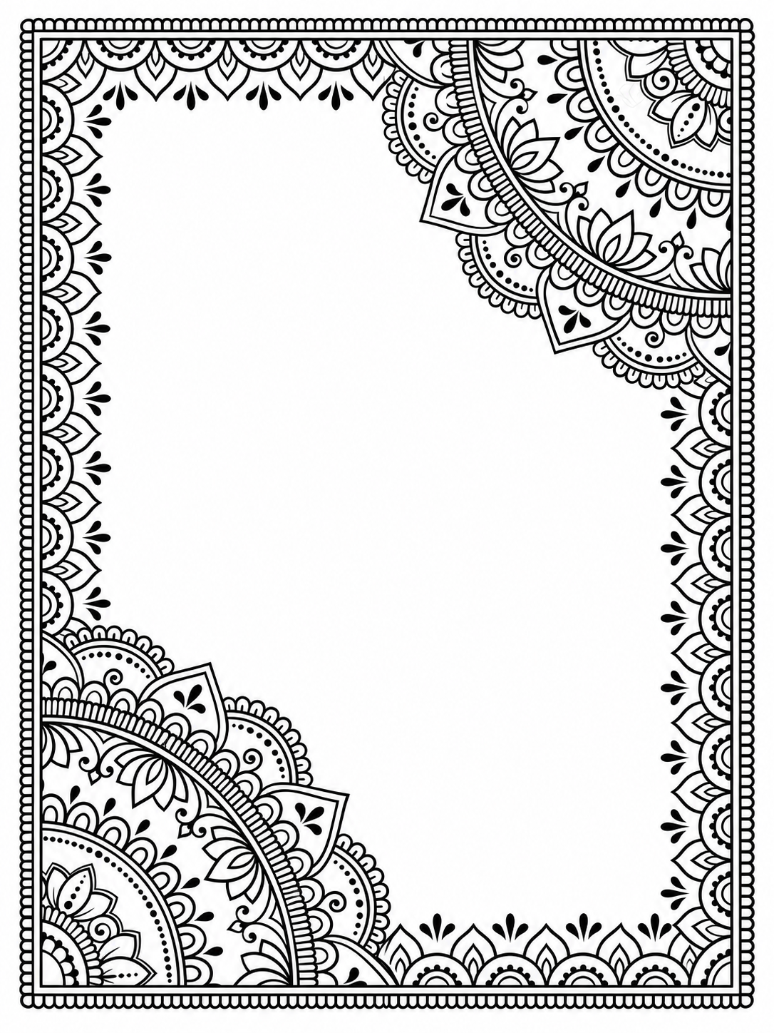 Fan Corner Frame — Layered