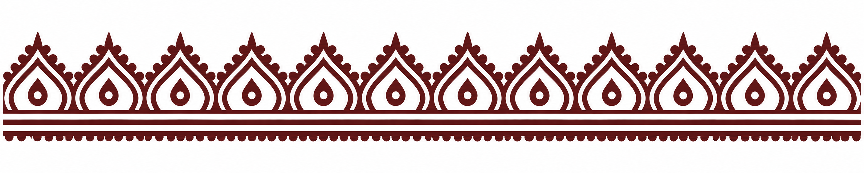 Flame Petal Border