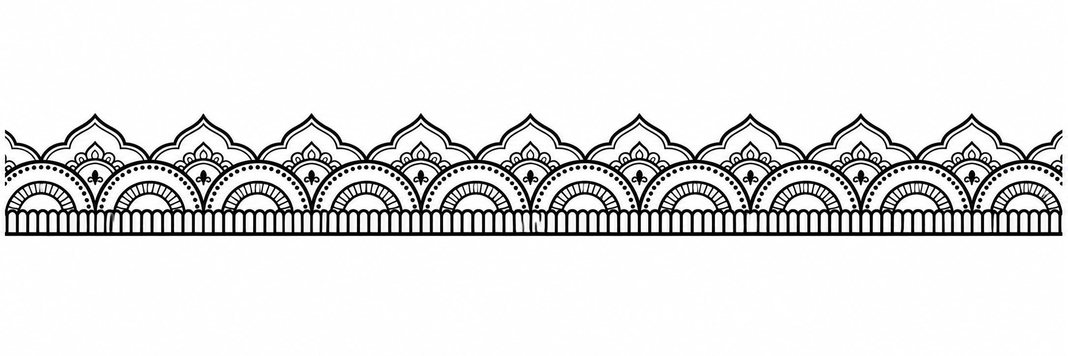 Fleur Crown Border