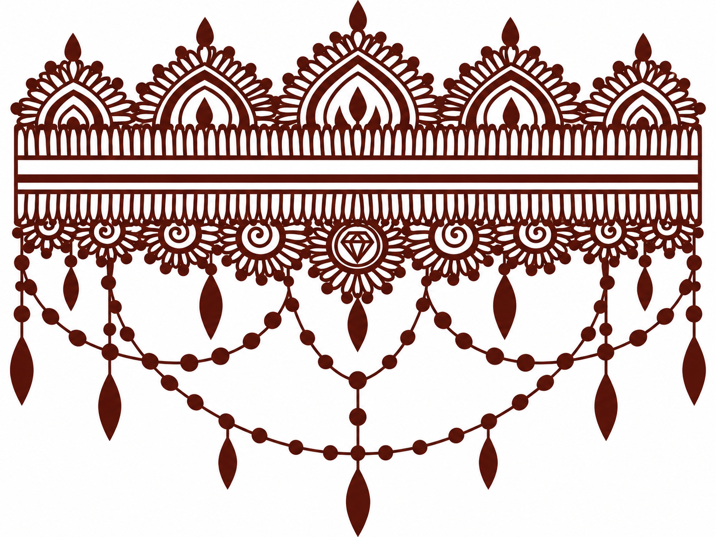Hanging Tassel Border