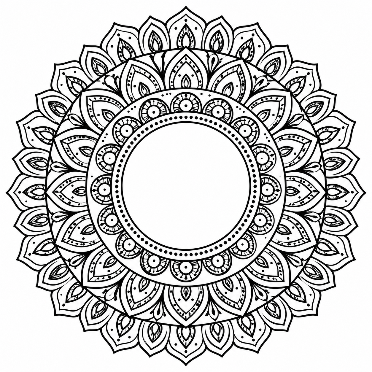 Open Petal Wreath