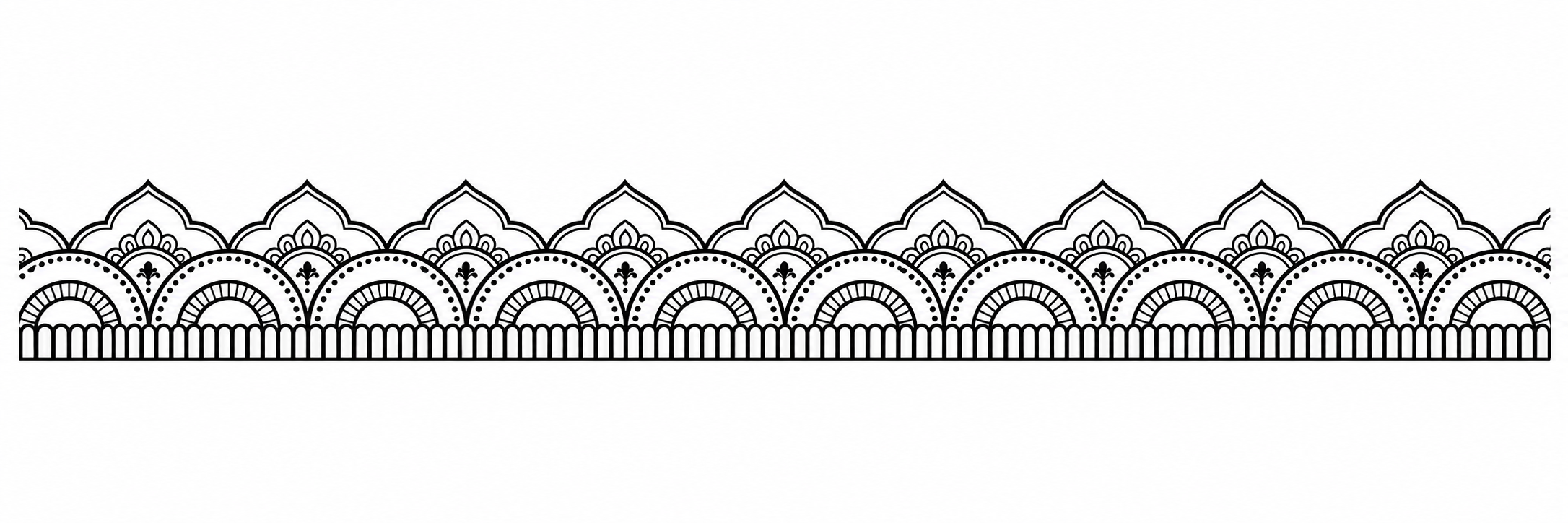 Petal Crown Border