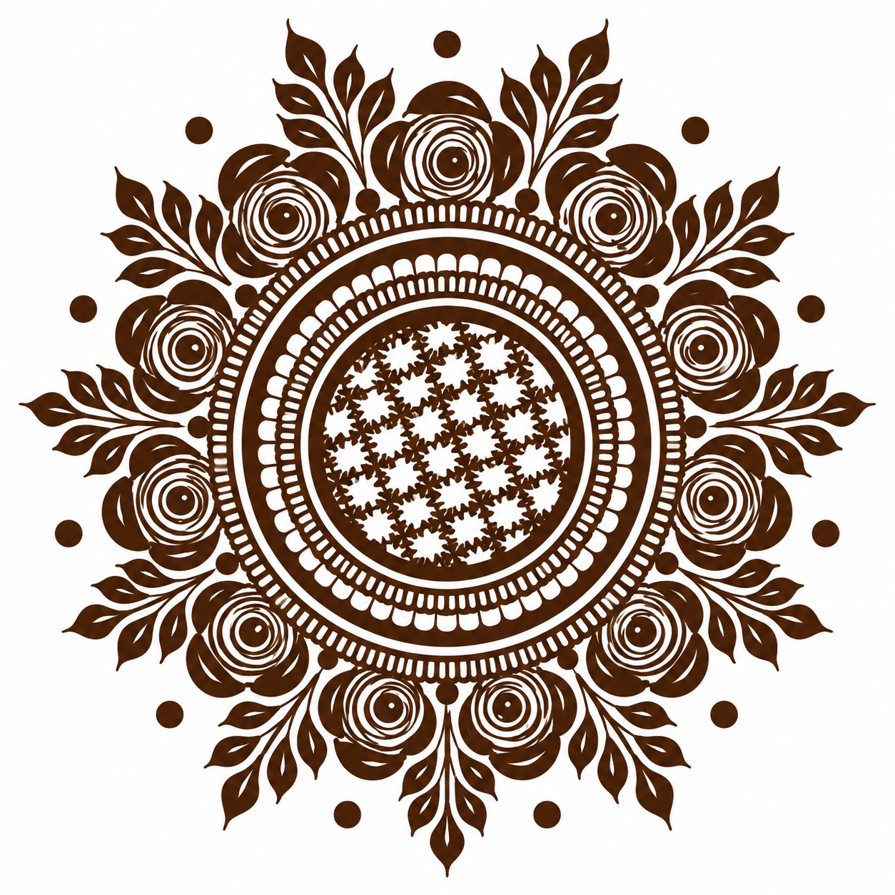 Rose Lattice Medallion