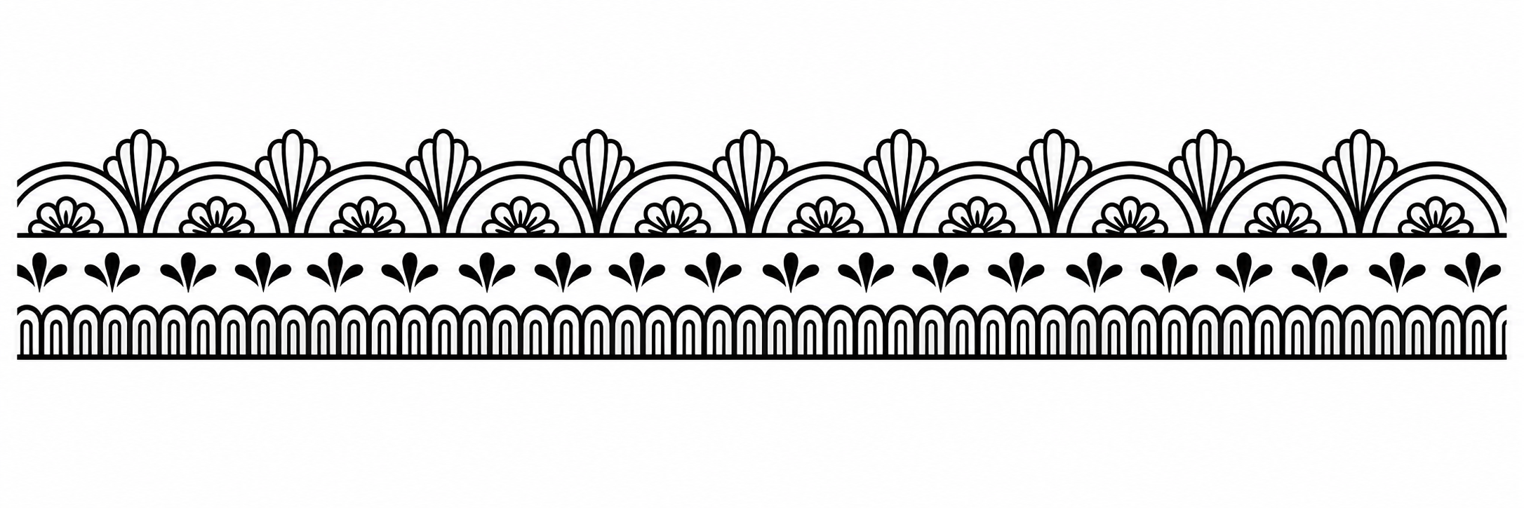 Shell Fan Border