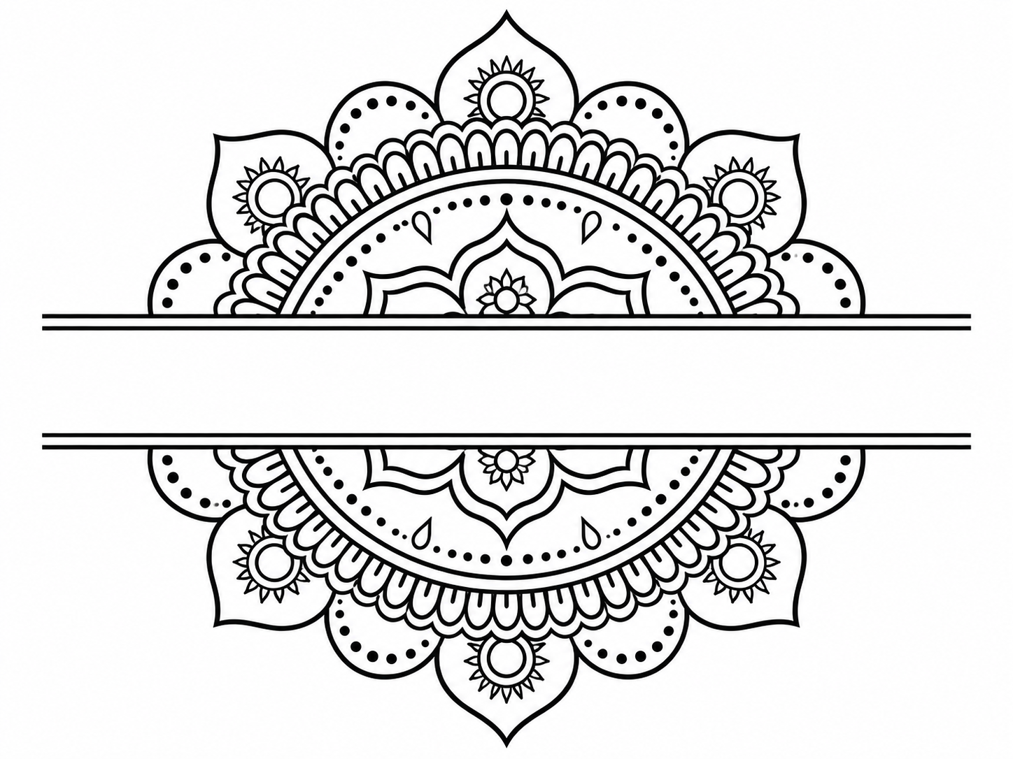 Split Medallion Banner