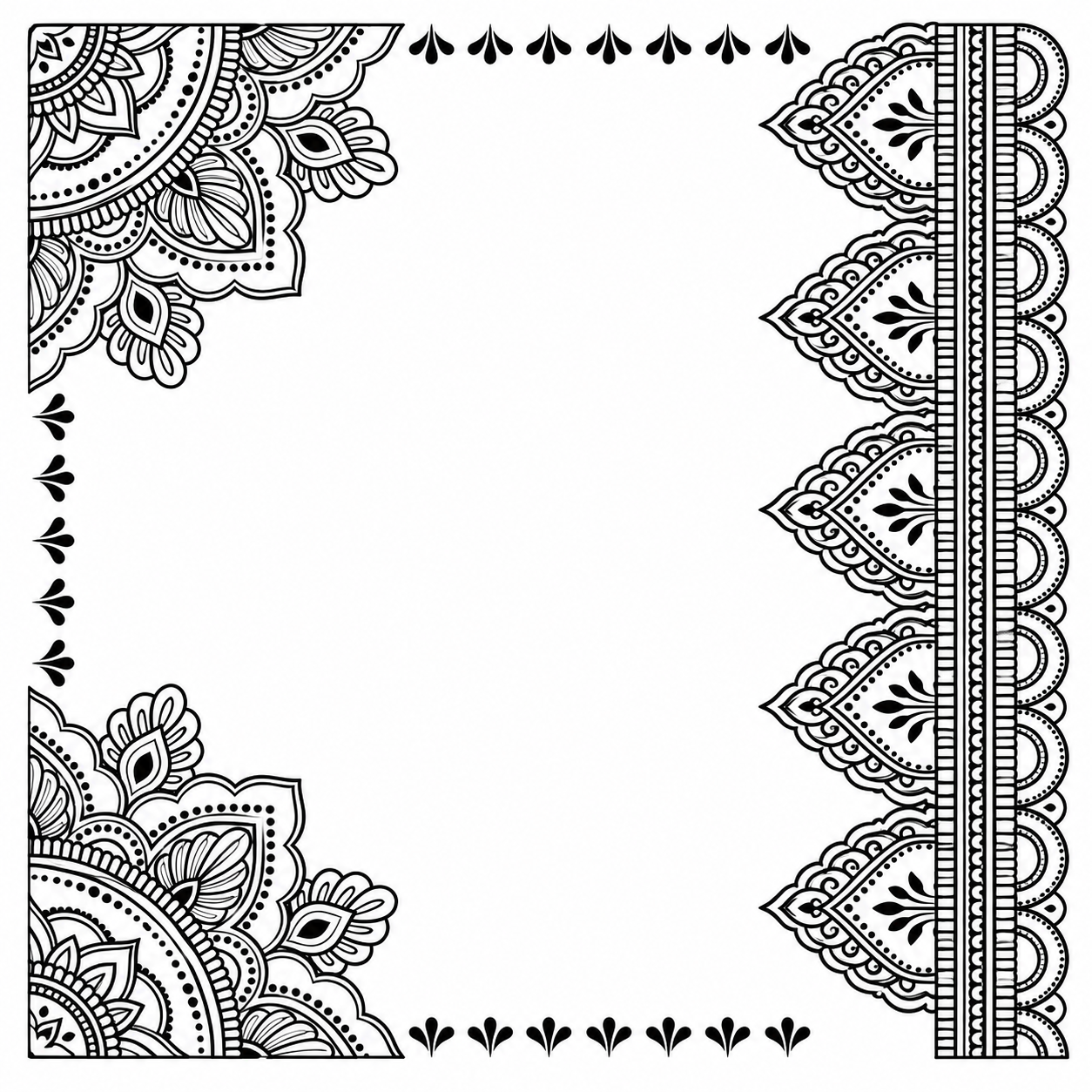 Two-Corner Diagonal Frame