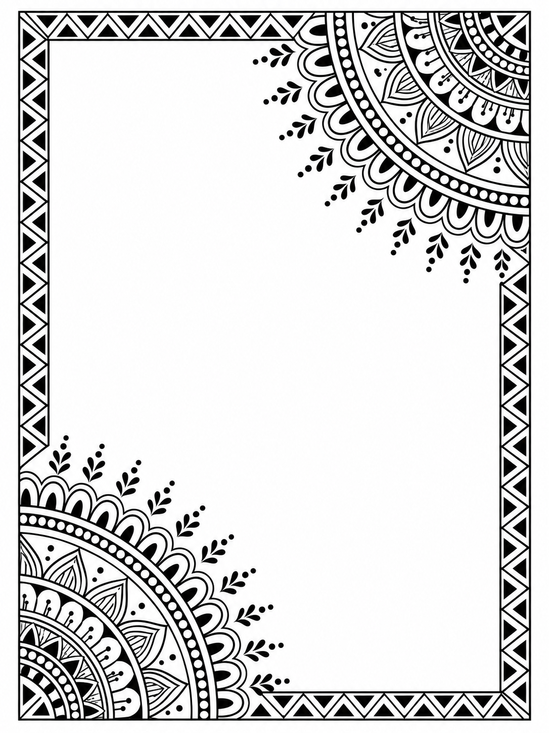 Zigzag Corner Frame